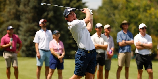 Nick Dunlap heads to the Round of 32 (USGA Photo)