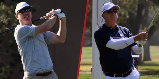 Texas Senior Amateur: Pierce and Durbin share lead after round one