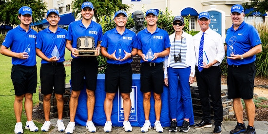 Duke Men's Golf Team (Duke Athletics Photo)
