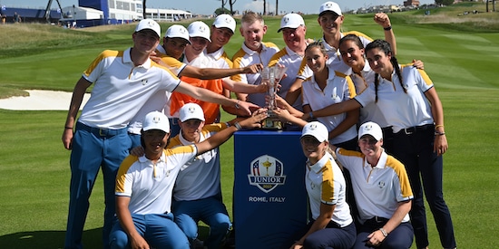 Junior Ryder Cup: Europe wins in dominant fashion