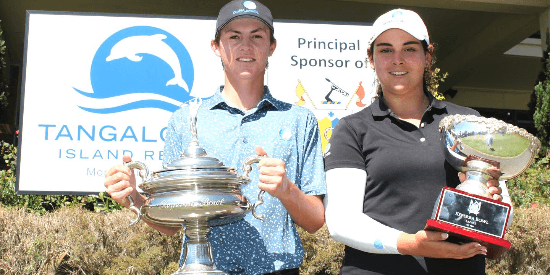 Billy Dowling and Justice Bosio (Keperra Country Club Photo)