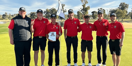 New Mexico Men's Golf Team (New Mexico Athletics Photo)
