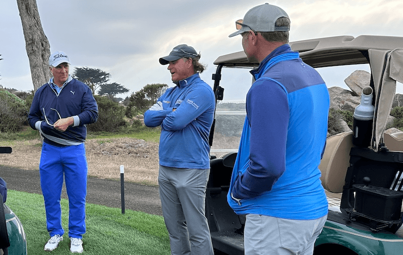 Scott McCarron shared some post round wisdom with our group