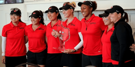 SMU Women's Golf team (SMU Athletics Photo)