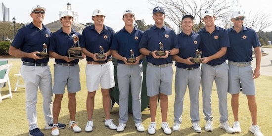 Auburn Men's Golf team (Auburn Athletics Photo)