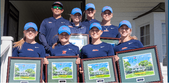 Ole Miss Women's Golf team (Ole Miss Athletics Photo)
