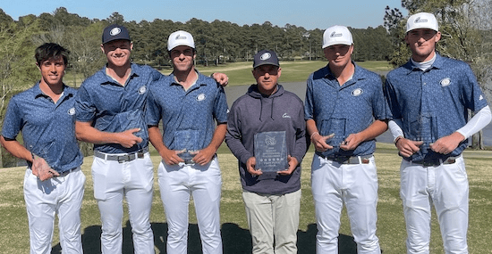 Georgia Southwestern Men's Golf team (GSW Athletics Photo)