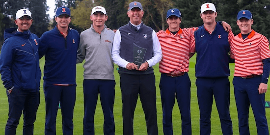 Illinois Men's Golf team (Illinois Athletics Photo)