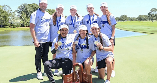 Mississippi State women's golf team (Mississippi State Athletics Photo)