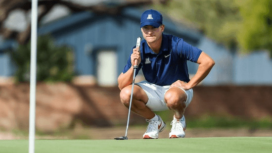 Filip Jakubcik holds the individual lead (Arizona Athletics Photo)