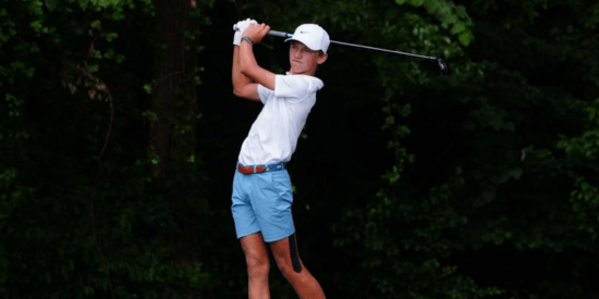 Miles Russell made the cut in the LECOM Suncoast Classic (AJGA Photo) 