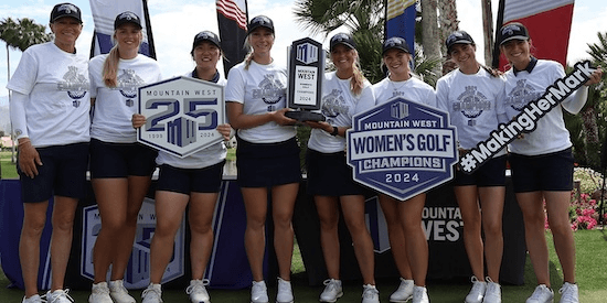 San Jose State women's golf team (San Jose State Athletics Photo)