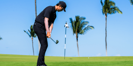 Wenyi Ding holds a one shot lead with 18 holes left. (ASU)