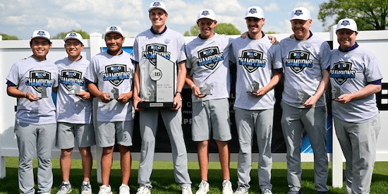 Northwestern men's golf team (Northwestern Athletics Photo)