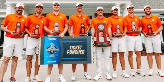 Clemson upset UNC to win the Chapel Hill regional (Clemson Athletics Photo)