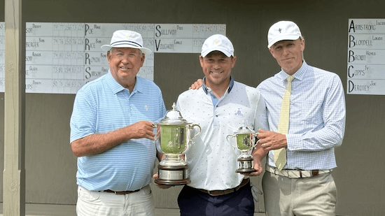 Joseph Deraney (middle) (Paul Payne Photo)