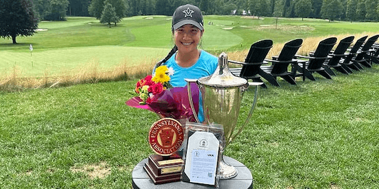 Angelina Tolentino closes the gap to win the Pennsylvania Women's Amateur