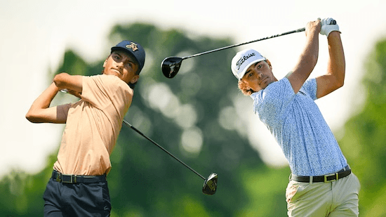 Tyler Watts (left) and Trevor Gutschewski (USGA Photo)