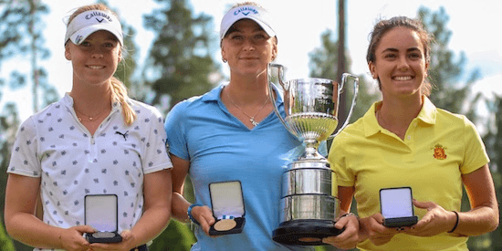 European Ladies Amateur: Louise Rydqvist uses fast start in final round to win