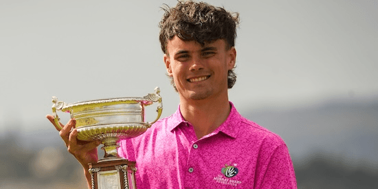 Alexander Farmer wins the Scottish Amateur