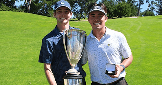 Kevin Hollomon defeats teammate JP Odland in Northern California Amateur final