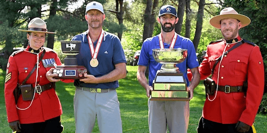 Brooks Lancaster (left) and Cam Burke (Golf Canada Photo)