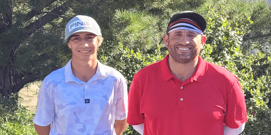 Champion Nathan Robinson (left) and runner-up Adam Petrocelli (Crystal Springs Photo)
