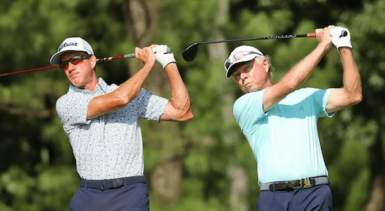 Dan Sullivan (left) and Louis Brown (USGA Photo)