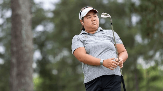 Mirabel Ting at the 2024 Augusta National Women's Amateur (Thomas Lovelock photo)