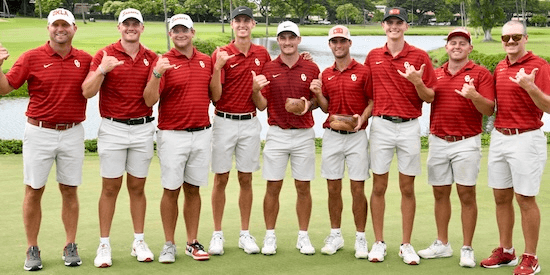 Oklahoma Men's Golf team (Oklahoma Athletics Photo)