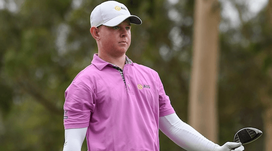 Chase Oberle, Blake Phillips narrowly lead field at Australian Men's Amateur