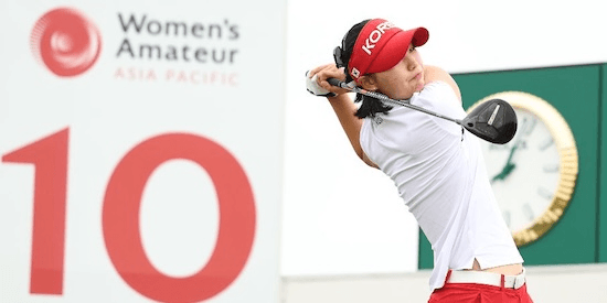 Seo Jin Park sets the pace at Women's Asia-Pacific Amateur Championship