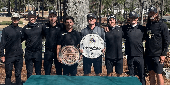 UCF men's golf team shot 8-over par for the title (UCF Photo)