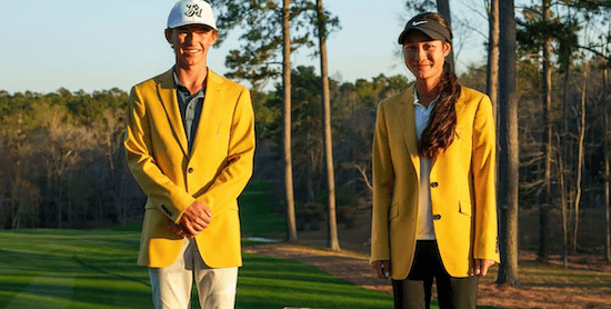 Miles Russell (left) and Aphrodite Deng (Junior Invitational at Sage Valley Photo)