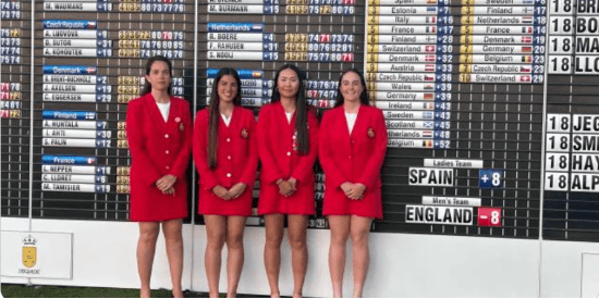 Spanish women's team in Sotogrande (Royal Spanish Golf Federation)