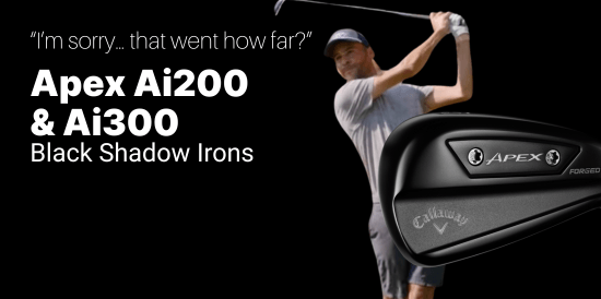 Callaway's Black Shadow irons bring stealth to the Apex line