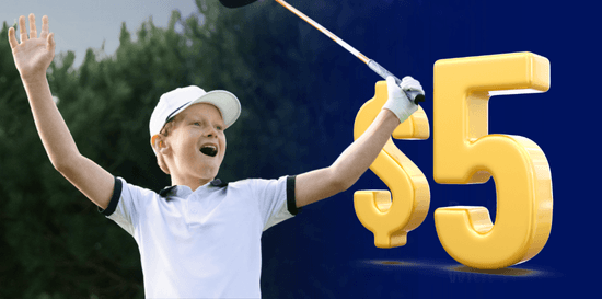 Young golfers take advantage of $5 rounds through the Youth on Course program, now available at over 2,000 courses.