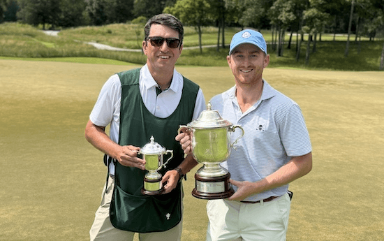 Ben Reeves (right) and Caddie Brooks Sandlin (left), Lupton Memorial Champions