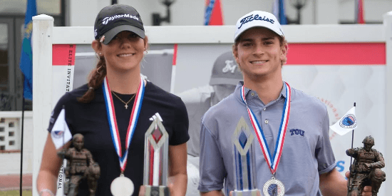 Asterisk Talley and Grant DeLorenzo (The Elite Invitational photo)