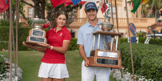 Charlotte Naughton and Tomas Restrepo (Junior Orange Bowl photo)