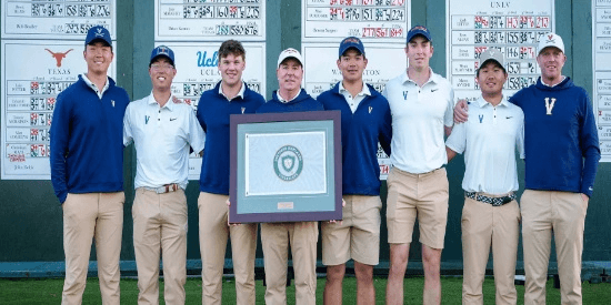 Virginia men's golf team (Virginia photo)