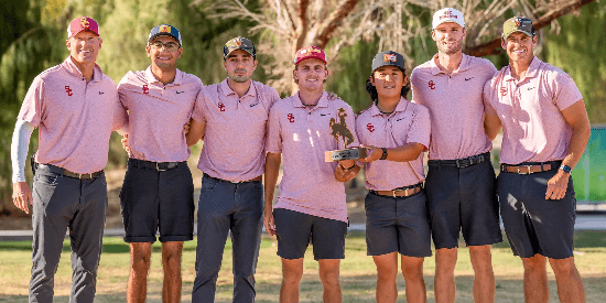 USC men's golf team (USC photo)