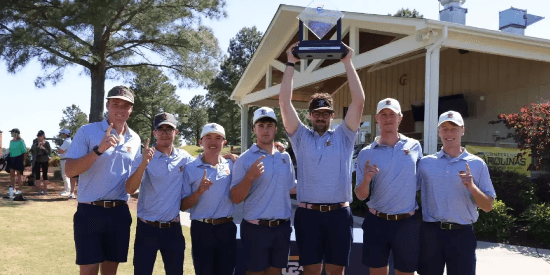 Emmanuel men's golf team (Emmanuel photo)