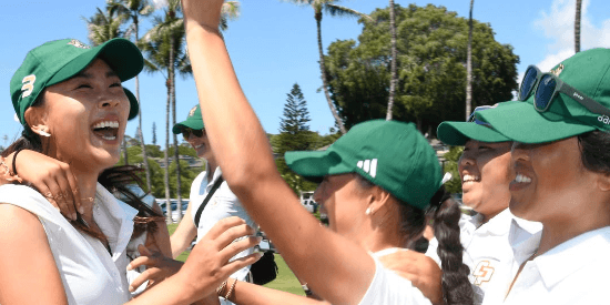 The winning Cal Poly women's team (Cal Poly photo)