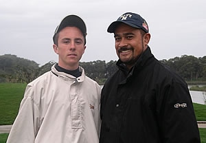 Domingo Jojola, 18 with Iose Iulio, 43 on Sunday