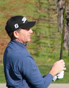 - Second shot at the par-5 fourth hole