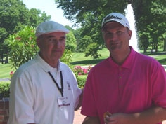 Skip Bermeyer (right), the five-time<br>Metropolitan Match Play champion