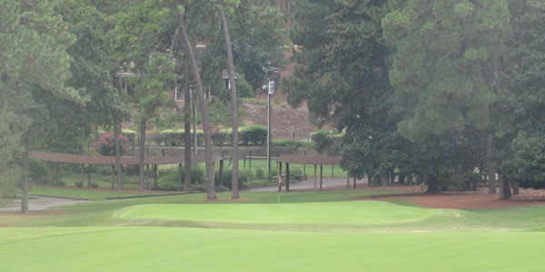 The 18th green at Pine Needles is the perfect closer