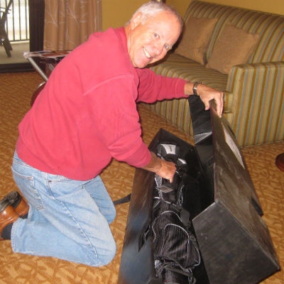 Contributor Dave Agerter was pleased when opening his <br>fresh set of TaylorMade clubs from ClubHub