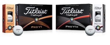 The 2015 Titleist Pro V1 and Pro V1x